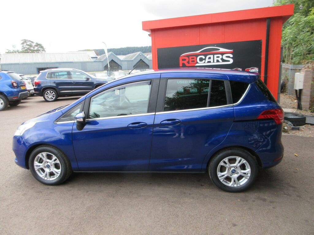 Ford B-Max Mpv 1.0T Ecoboost Zetec Navigator Euro 6 2017 RJ17TCZ Blue #4