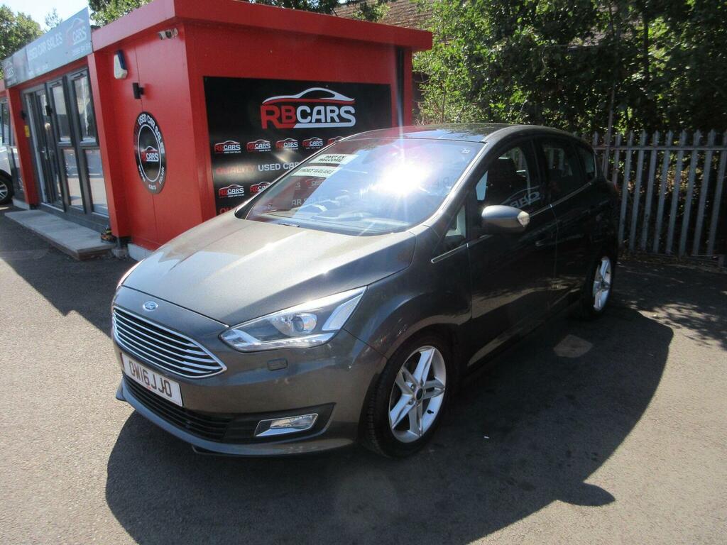 Ford C-Max 1.0T Ecoboost Titanium X Euro 6 Ss Nav OW16JJO Grey #3