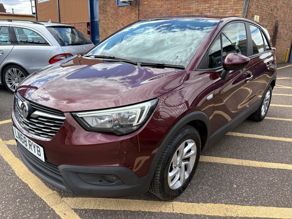 Vauxhall Crossland X 68 Plate 1.2 Turbo Ecotec Se Nav Suv 110 LN68RYB Red #2