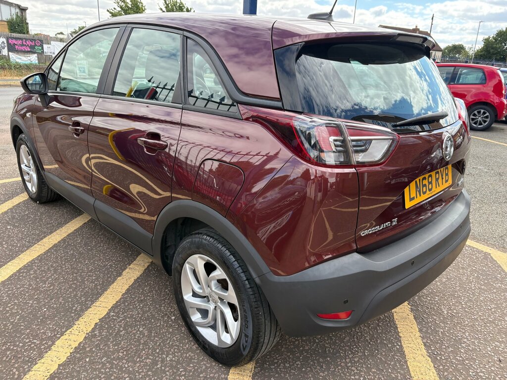 Vauxhall Crossland X 68 Plate 1.2 Turbo Ecotec Se Nav Suv 110 LN68RYB Red #3
