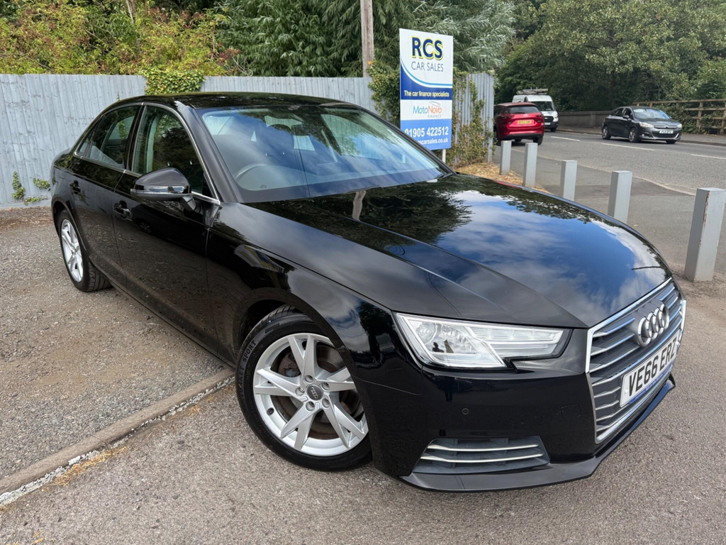 Audi A4 2.0 Tdi Ultra Sport S Tronic Euro 6 Ss VE66ERZ Black