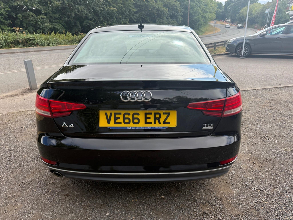 Audi A4 2.0 Tdi Ultra Sport S Tronic Euro 6 Ss VE66ERZ Black #4
