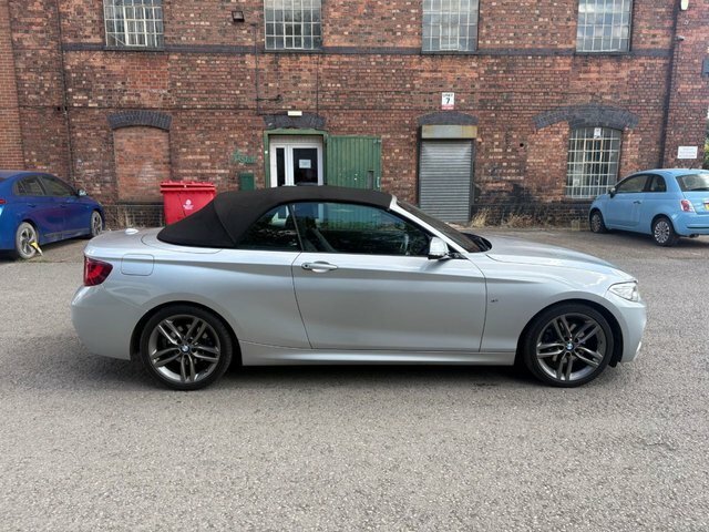 BMW 2 Series Convertible SD17EYF Silver #2