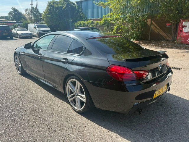BMW 6 Series Gran Coupe Saloon Black #3