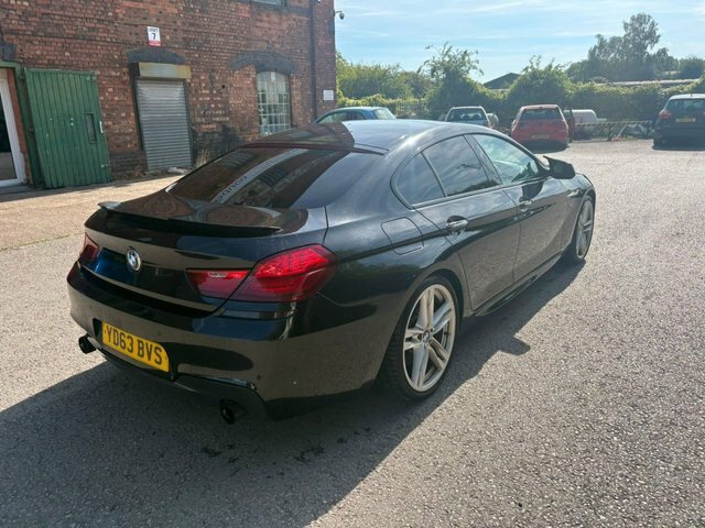 BMW 6 Series Gran Coupe Saloon Black #4