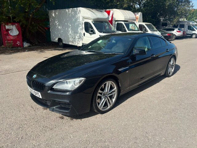 BMW 6 Series Gran Coupe Saloon Black #2