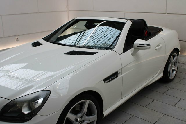 Mercedes-Benz SLK Convertible White #4
