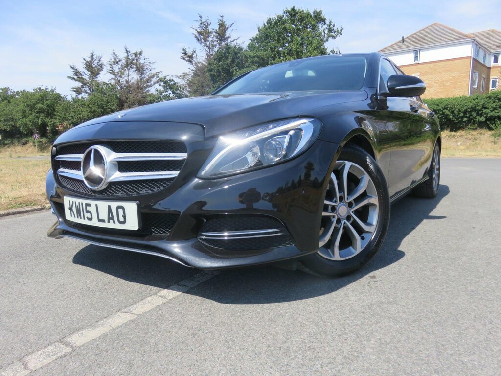 Mercedes-Benz C Class 2.1 C220d Sport 7G-tronic Euro 6 Ss Black #2