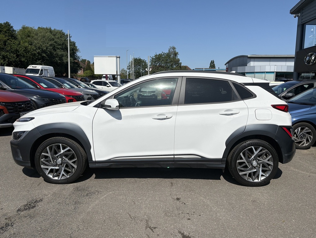 Hyundai Kona Premium Hybrid 1.6 Gdi Hev 141Ps BL72PFX White #3