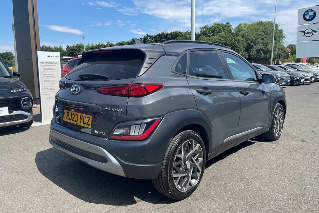 Hyundai Kona Premium Hybrid 1.6 Gdi Hev 141Ps RJ23YCZ Grey #4