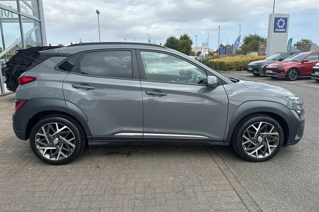 Hyundai Kona 1.6 Gdi Hybrid Premium Dct CV72JZE Grey #5