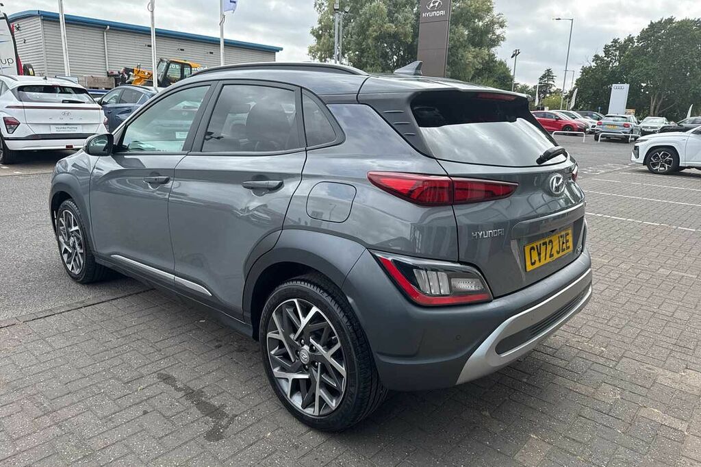 Hyundai Kona 1.6 Gdi Hybrid Premium Dct CV72JZE Grey #4