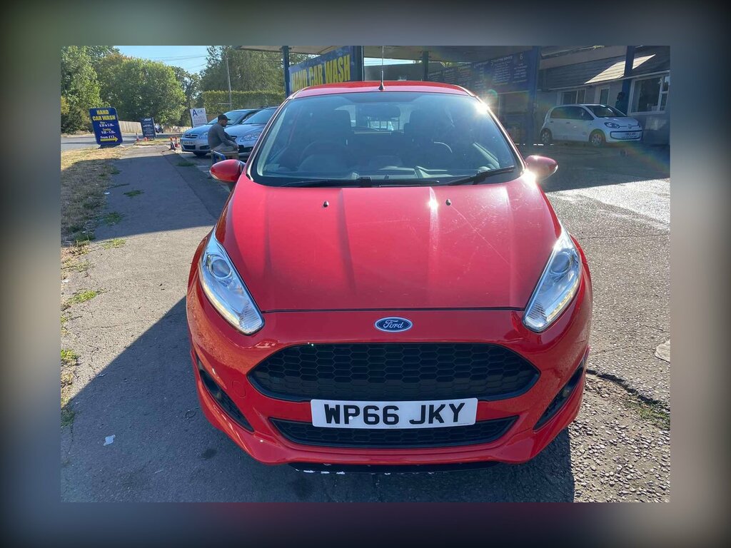 Ford Fiesta 1.0T Ecoboost St-line Euro 6 Ss Red #2