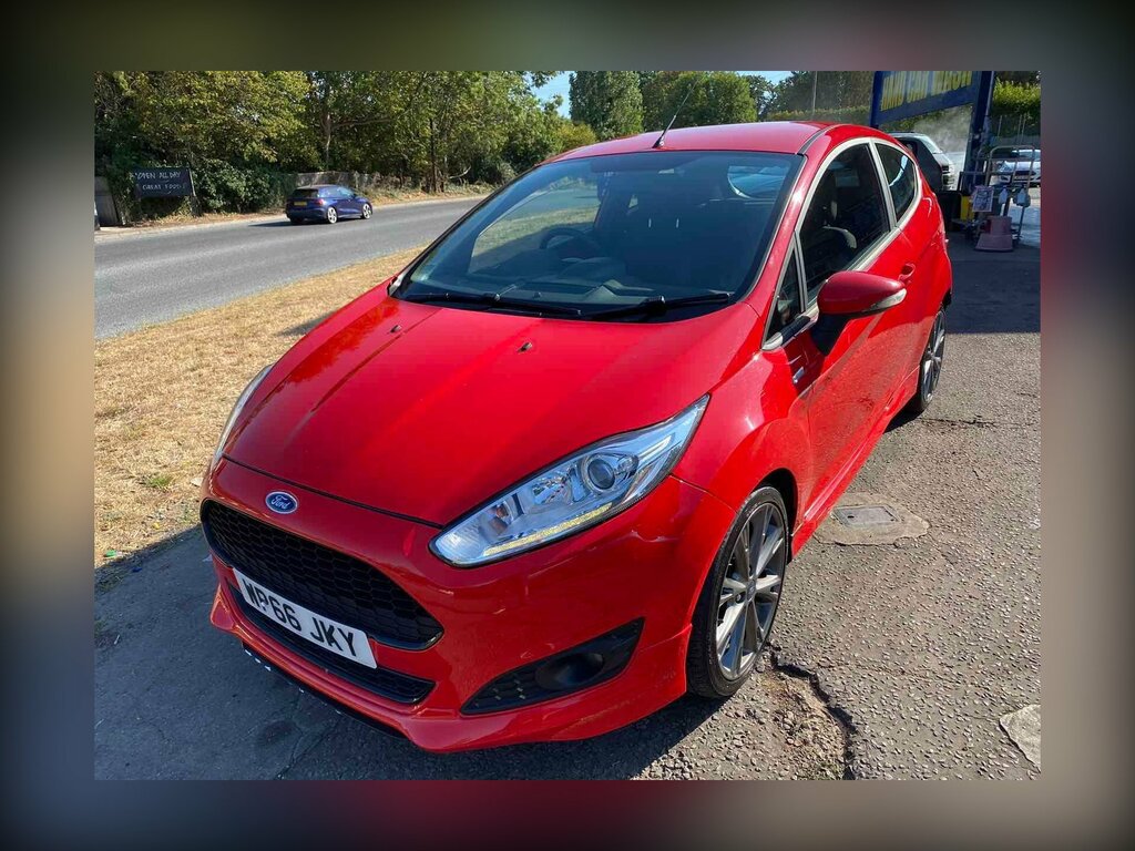 Ford Fiesta 1.0T Ecoboost St-line Euro 6 Ss Red #3