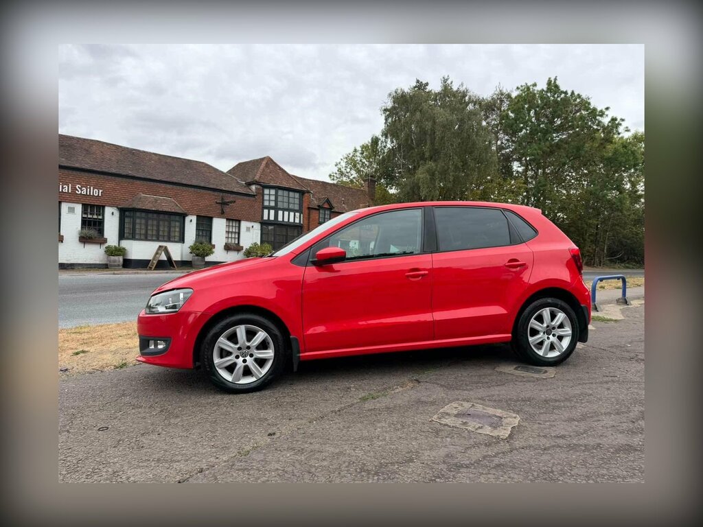 Volkswagen Polo 1.2 Match Edition Euro 5 UJZ7062 Red #5