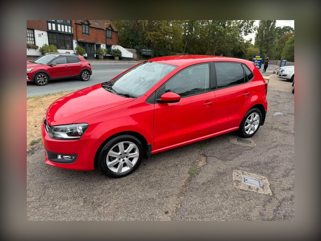 Volkswagen Polo 1.2 Match Edition Euro 5 UJZ7062 Red #4