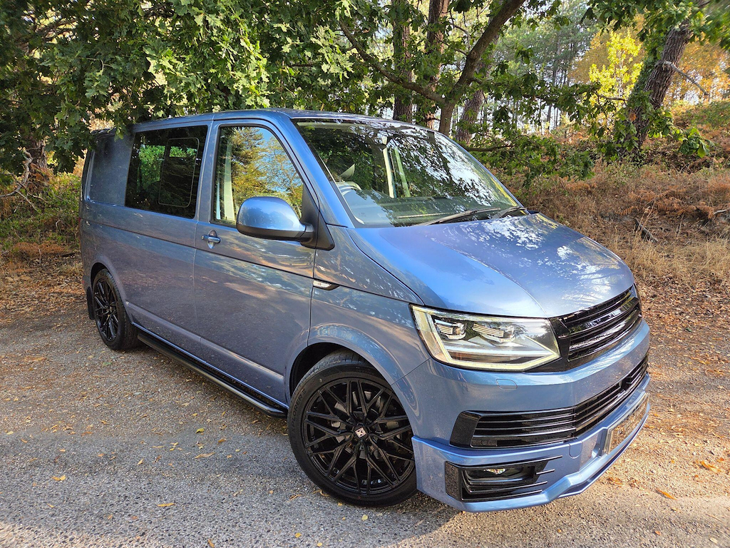 Volkswagen Transporter 2.0 Tdi T32 Bluemotion Tech Highline Kombi Fwd Swb Blue #4