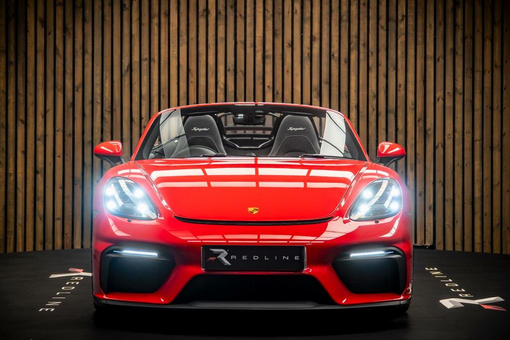 Porsche 718 Spyder 4.0 Spyder Euro 6 Ss AJ70VJF Red #5
