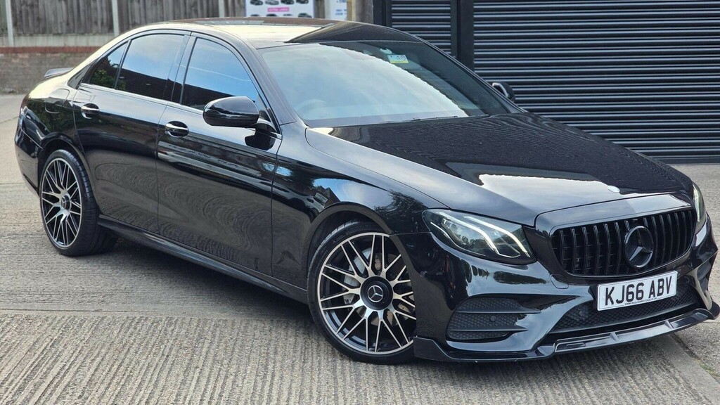 Mercedes-Benz E Class 2.0 E220d Amg Line G-tronic Euro 6 Ss Black