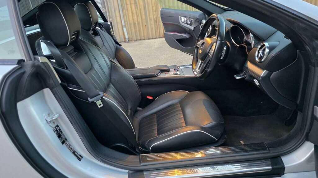 Mercedes-Benz SL Class 2015 3.0 V6 Amg Sport Convertible White #44