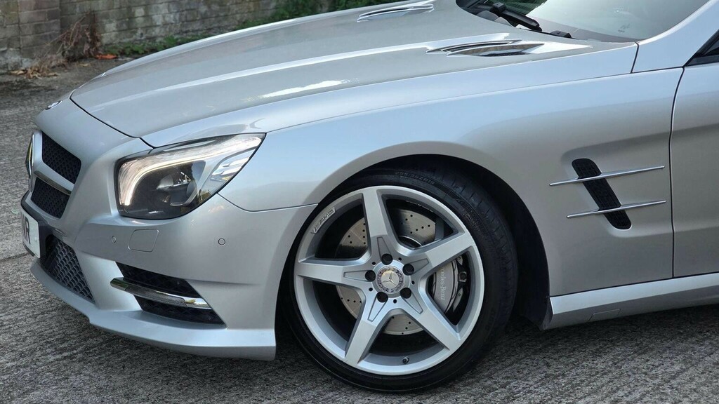 Mercedes-Benz SL Class 2015 3.0 V6 Amg Sport Convertible White #98