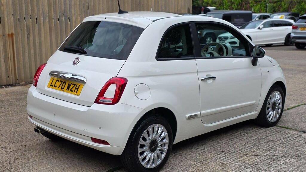 Fiat 500 1.2 Lounge Dualogic Euro 6 Ss White #6