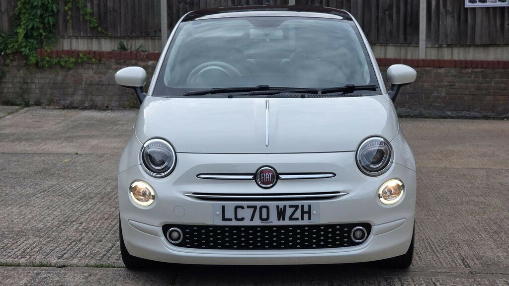 Fiat 500 1.2 Lounge Dualogic Euro 6 Ss White #3