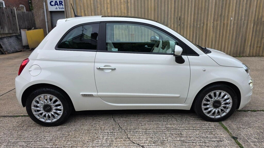 Fiat 500 1.2 Lounge Dualogic Euro 6 Ss White #5
