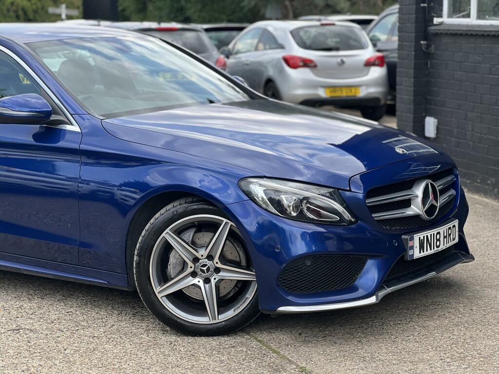 Mercedes-Benz C Class Amg Line Blue #4