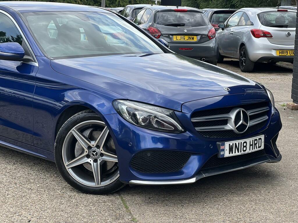 Mercedes-Benz C Class Amg Line Blue #3