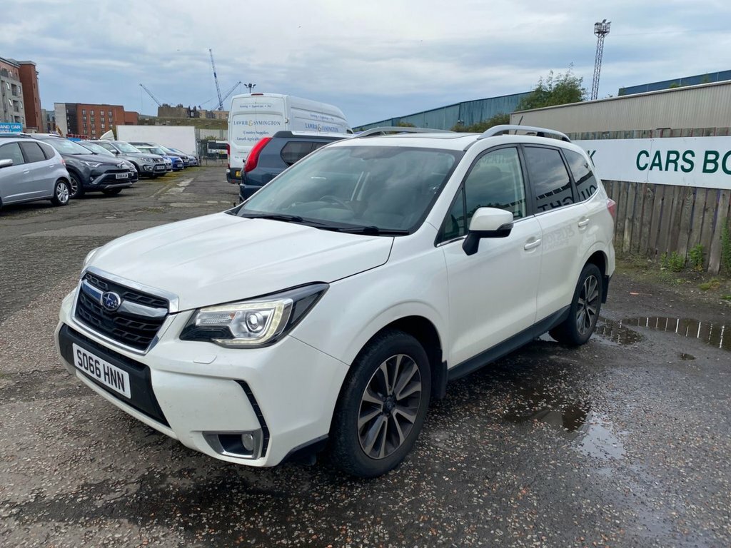 Subaru Forester Estate White #3