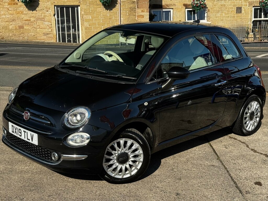 Fiat 500 1.2 Lounge Hatchback Euro 6 Ss Black #2