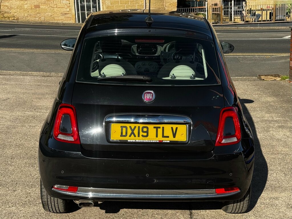 Fiat 500 1.2 Lounge Hatchback Euro 6 Ss Black #5