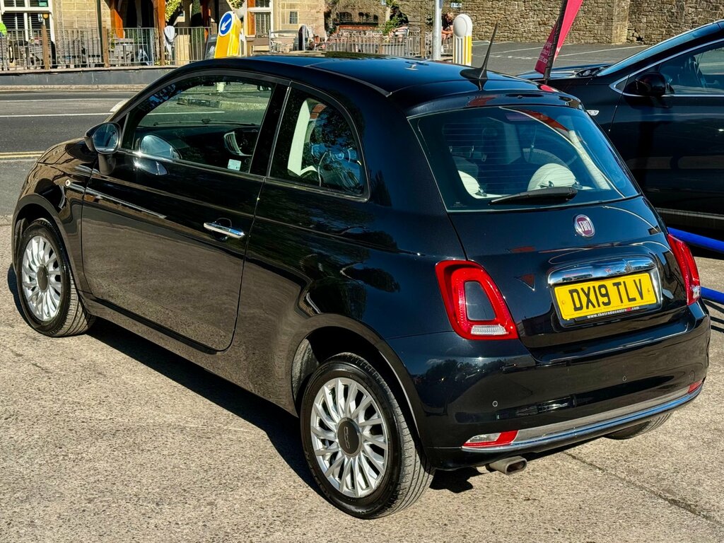 Fiat 500 1.2 Lounge Hatchback Euro 6 Ss Black #4