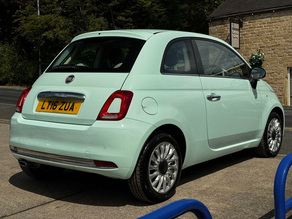Fiat 500 1.2 Lounge Hatchback Euro 6 Ss Green #4