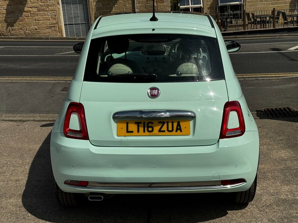 Fiat 500 1.2 Lounge Hatchback Euro 6 Ss Green #5