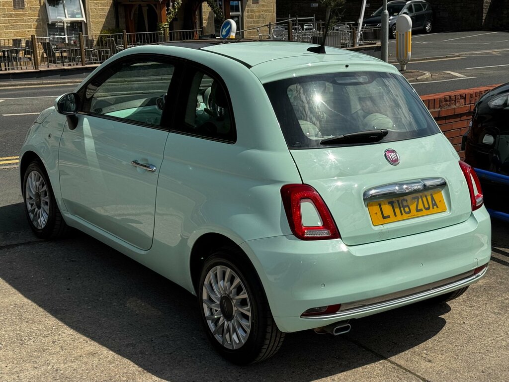 Fiat 500 1.2 Lounge Hatchback Euro 6 Ss Green #6