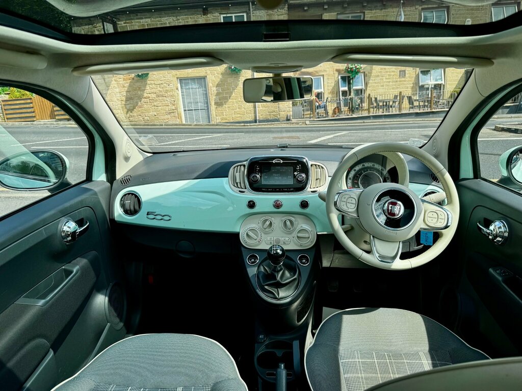 Fiat 500 1.2 Lounge Hatchback Euro 6 Ss Green #3