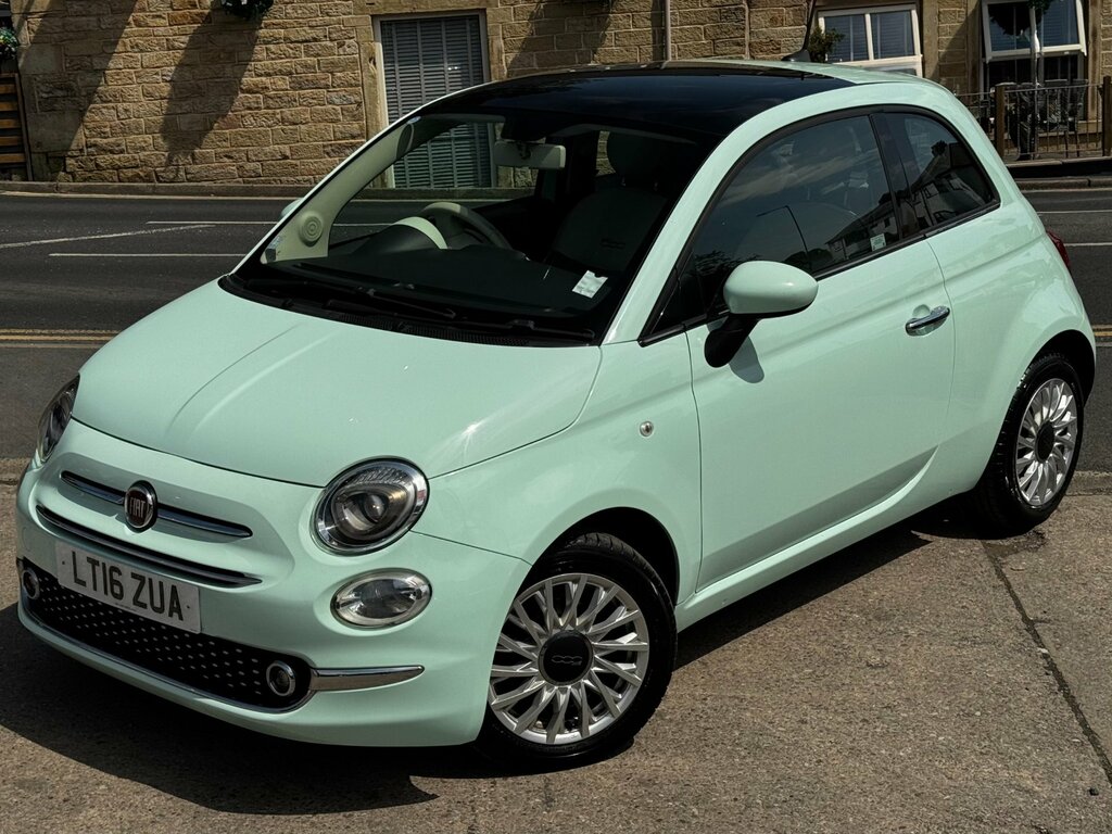 Fiat 500 1.2 Lounge Hatchback Euro 6 Ss Green #2