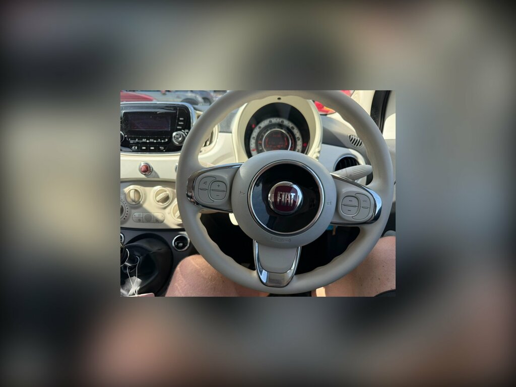Fiat 500 1.2 Pop Hatchback Euro 6 Ss White #2