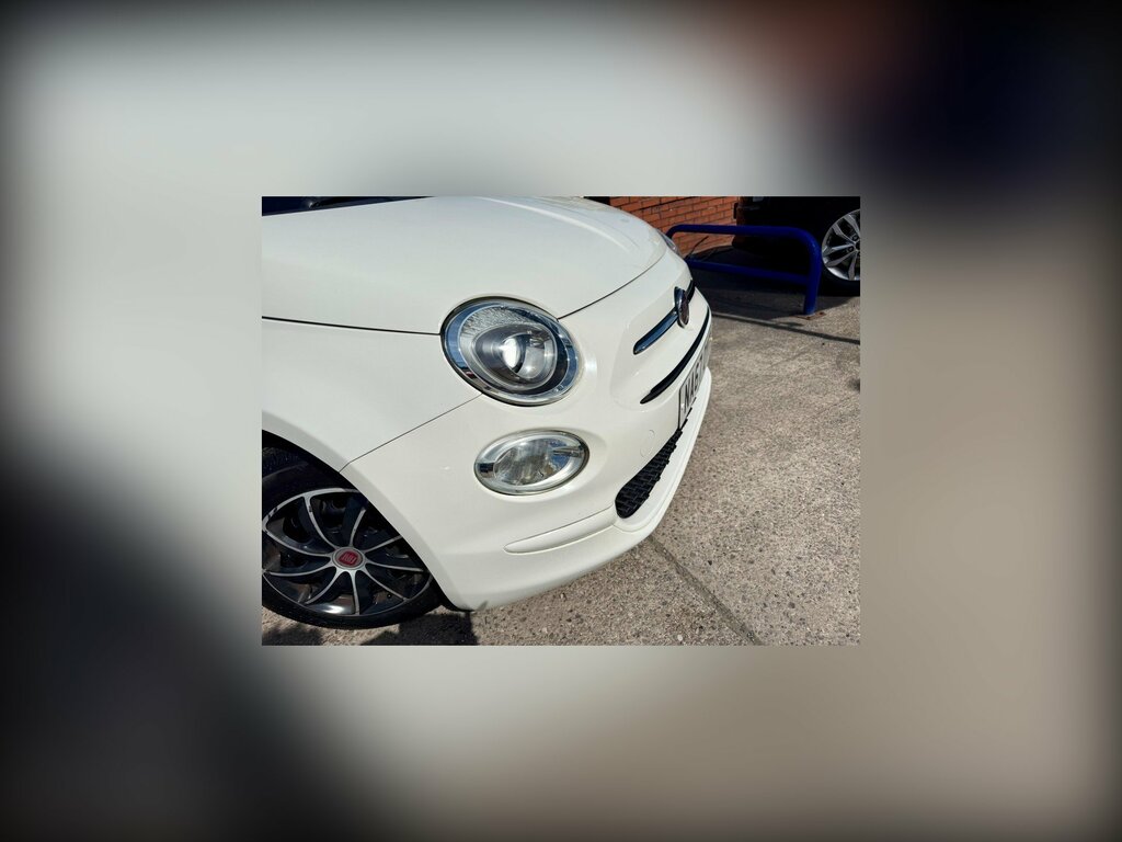 Fiat 500 1.2 Pop Hatchback Euro 6 Ss White #4