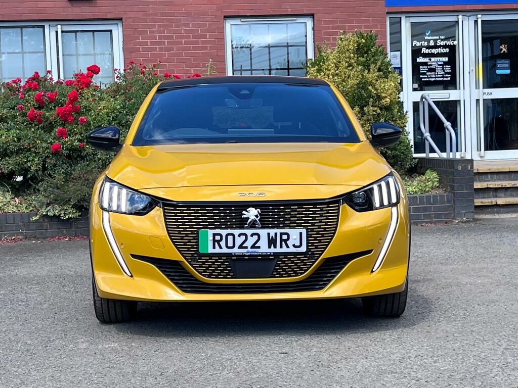 Peugeot e-208 50Kwh Allure Premium Hatchback Yellow #9