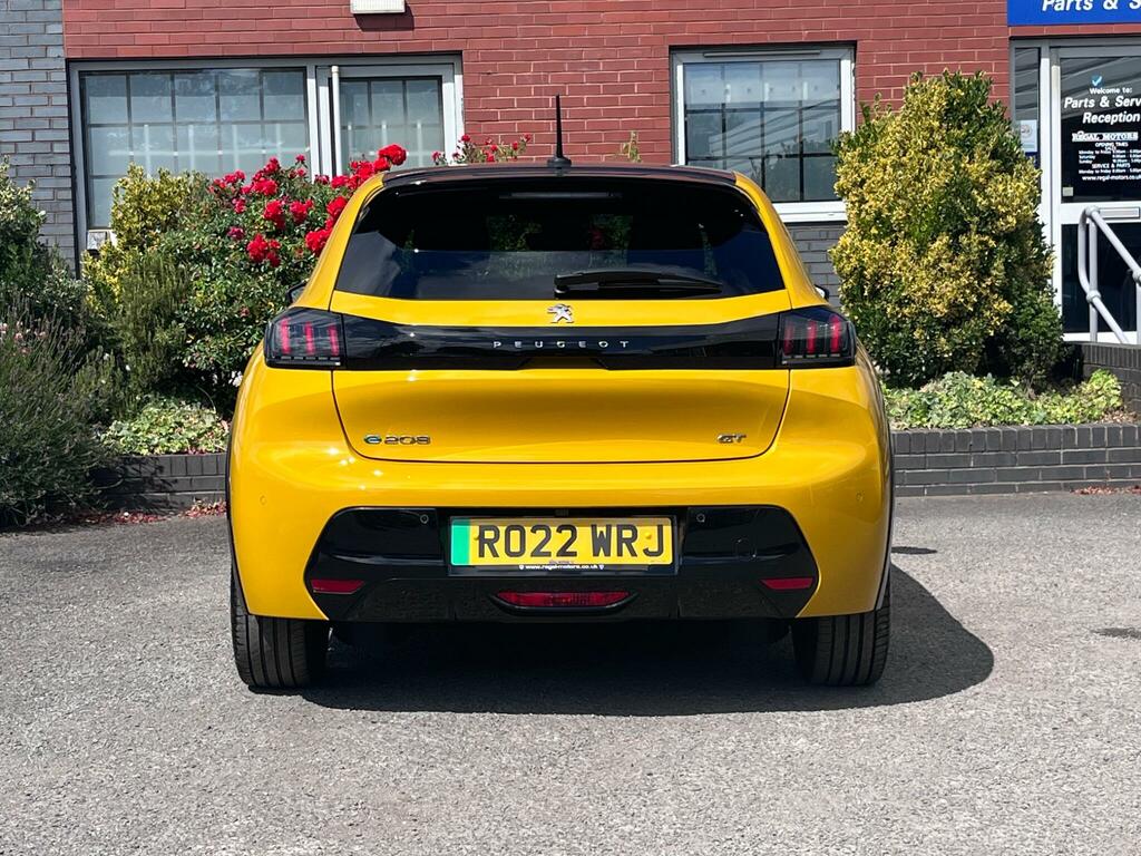 Peugeot e-208 50Kwh Allure Premium Hatchback Yellow #11