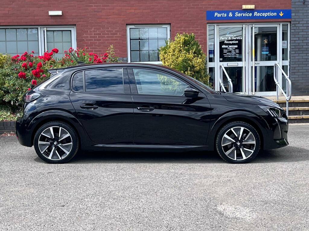 Peugeot e-208 50Kwh Gt Premium Hatchback 136 Black #6