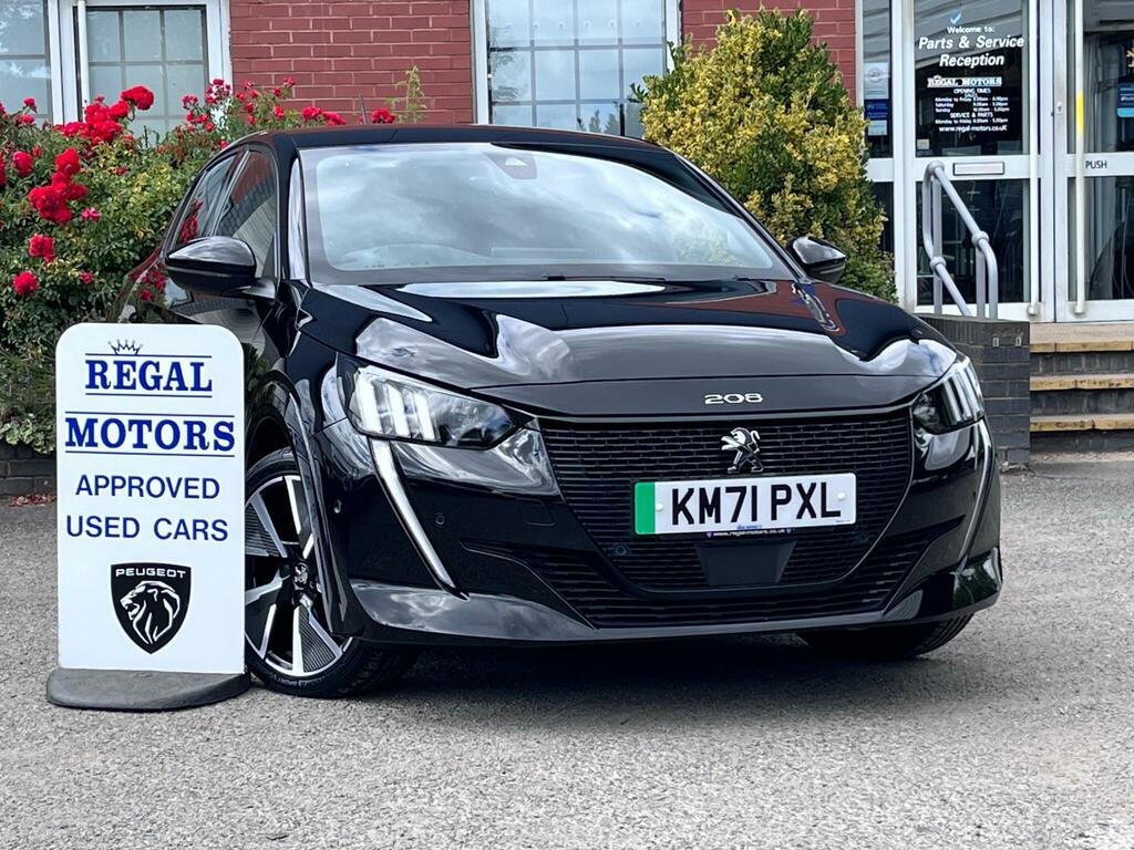 Peugeot e-208 50Kwh Gt Premium Hatchback 136 Black