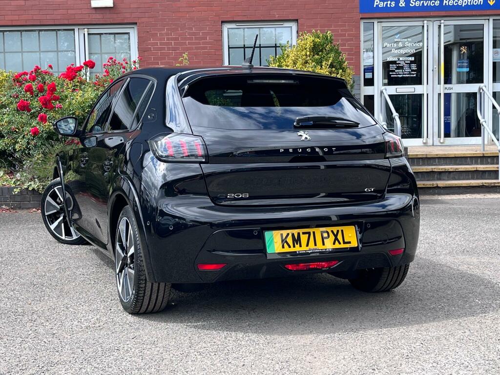 Peugeot e-208 50Kwh Gt Premium Hatchback 136 Black #5