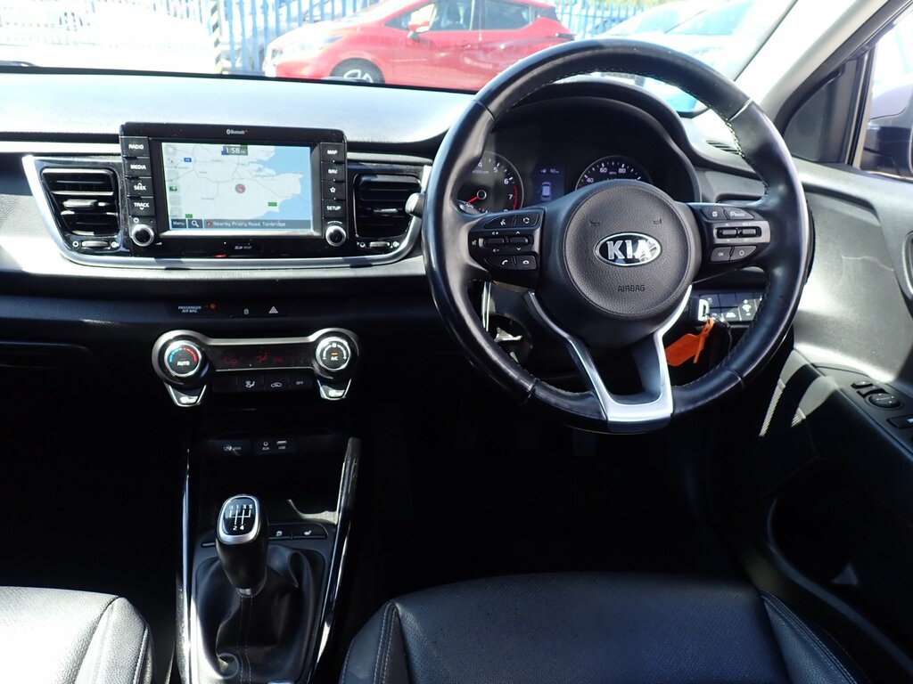 Kia RIO 1.0 T-gdi 3 Hatchback Euro 6 S Blue #2