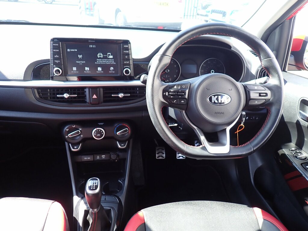 Kia Picanto 1.0 T-gdi Gt-line Hatchback Euro Red #2