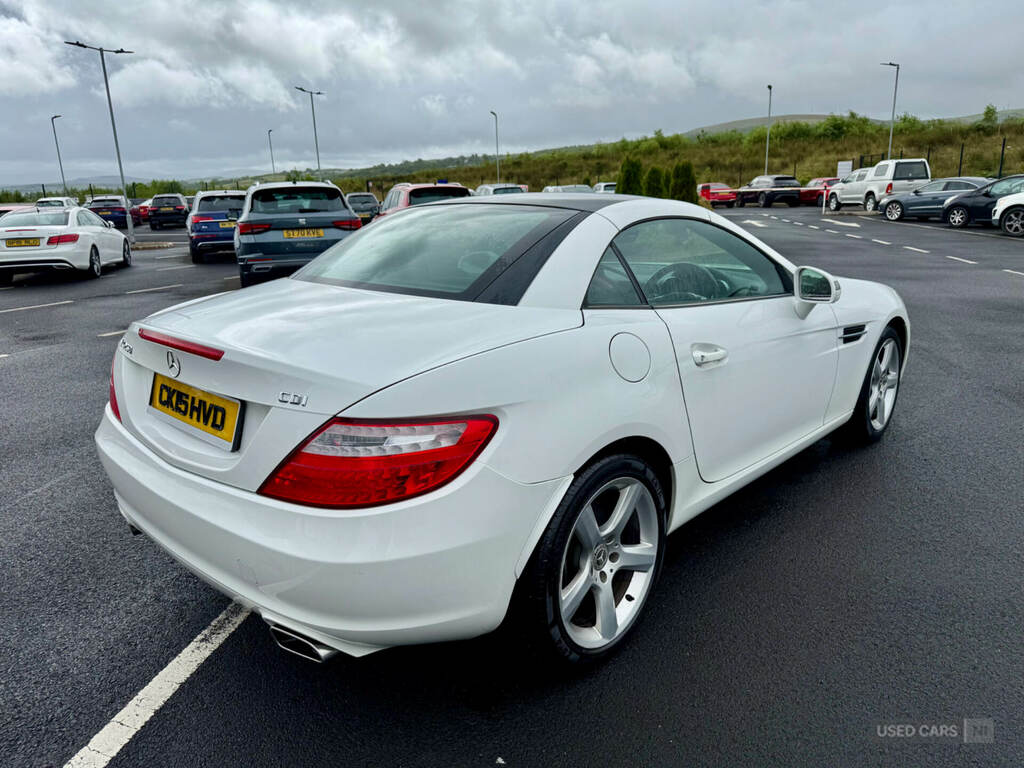 Mercedes-Benz SLK Slk 250 Cdi Blueefficiency White #4