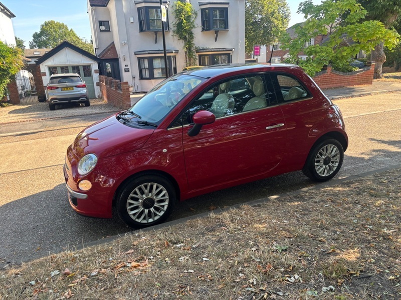 Fiat 500 Lounge Red #5
